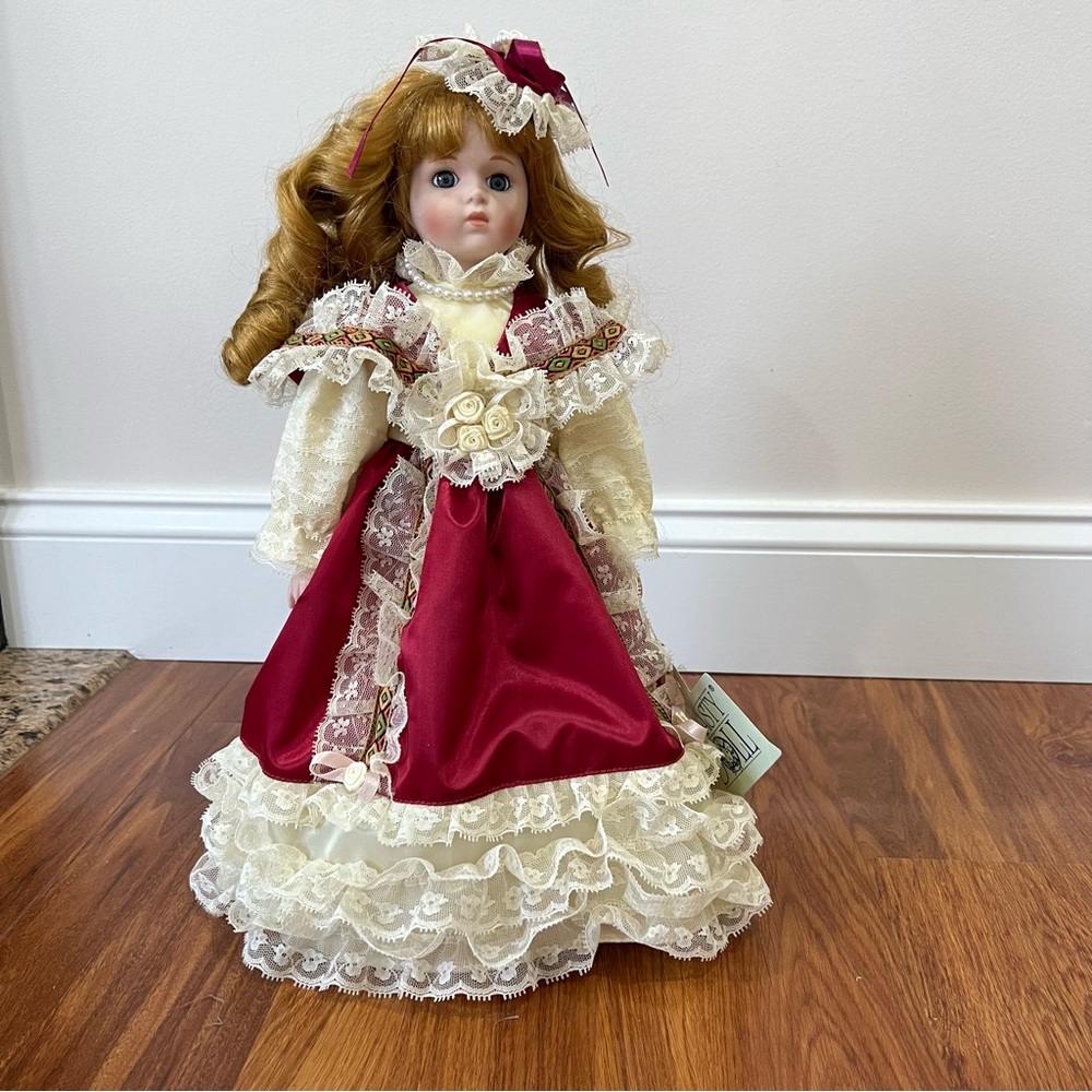 Dynasty Dolls Porcelain Blonde
Alexandra Girl Doll 16" Tall